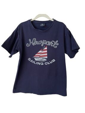 Kiel James Patrick Newport Sailing Club Tee Shirt Size Medium Coastal Casual